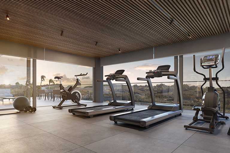 Infraestrutura de segurança com condomínio totalmente murado e portaria 24 horas